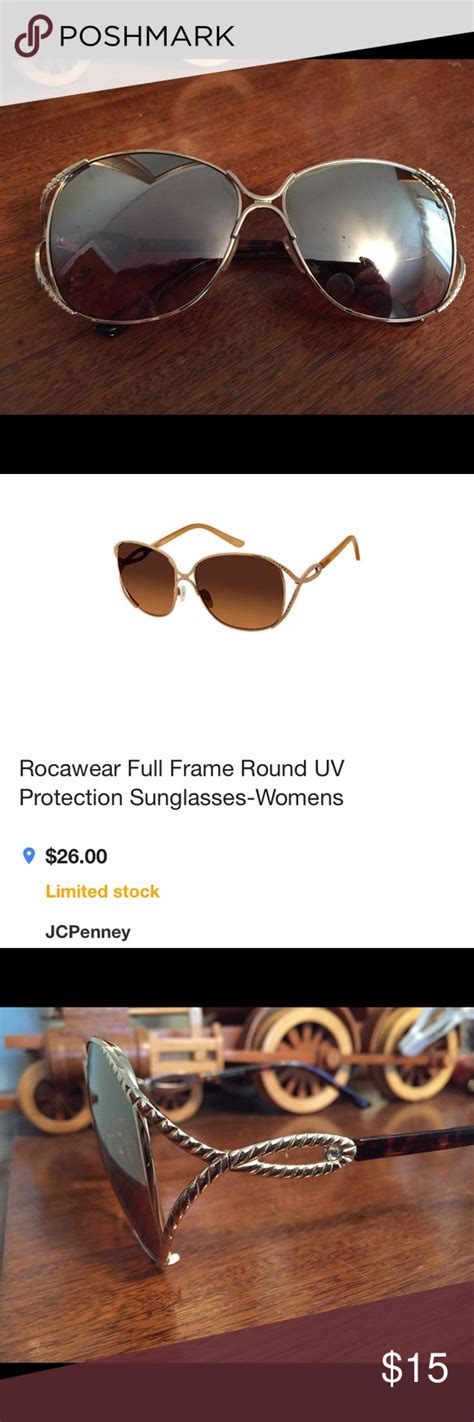 rocawear gold sunglasses round gold full frame sunglasses with uv protection braided detail on