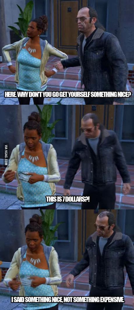 Trevor Is A Great Role Model Gaming Gta Funny Gta Video Game Memes
