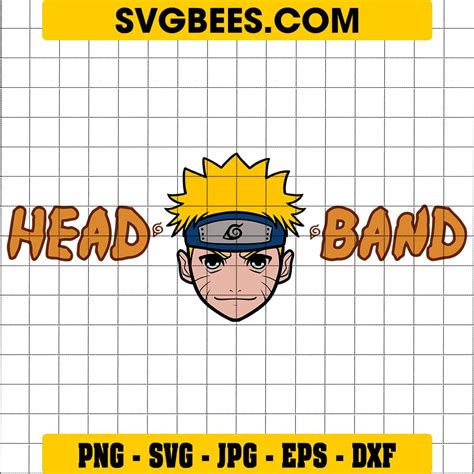 Cartoon Character Naruto Headband Svg And Png Svgbees