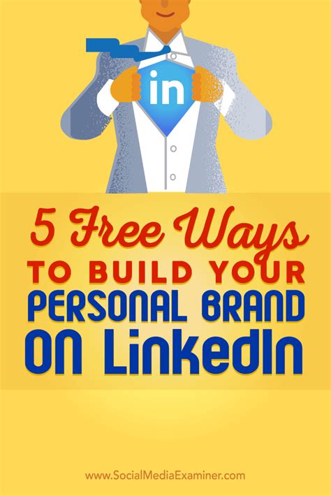 5 Free Ways To Build Your Personal Brand On Linkedin Social Media