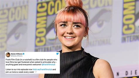 Maisie Williams Launches Film Club Podcast With Friends Entertainment