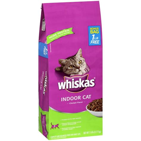 On our site you can choose the food that is right for your pet. Whiskas® Indoor Cat Chicken Flavor Dry Cat Food Reviews 2020
