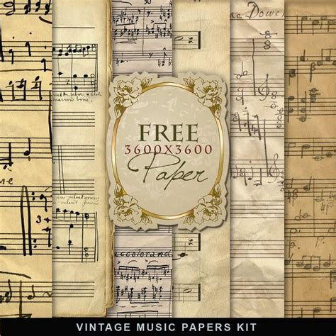 Freebies Vintage Music Papersfar Far Hill Free Database Of Digital