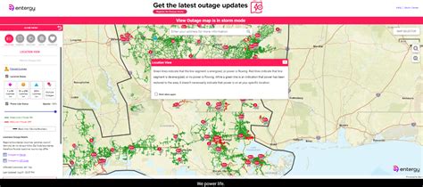 How To Use Our View Outage Map Entergy Storm Center
