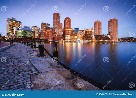 Boston Harbor Stock Photo Image Of Building Business 134815088