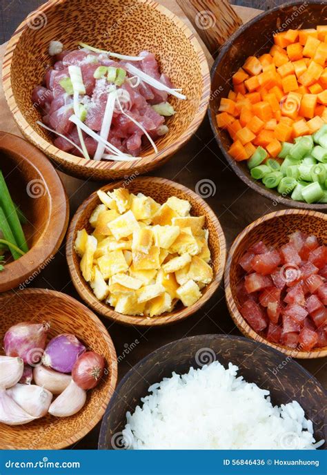 Vietnamese Food Fried Rice Asian Eating Stock Photo Image Of Fried