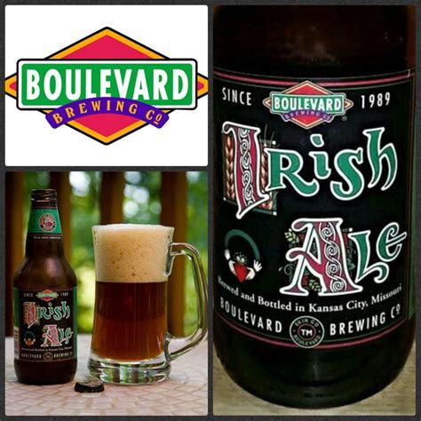 98 Irish Ale • Boulevard Brewing • Kansas City Mo • Beer Label