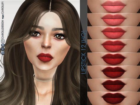 The Sims Resource Lipstick 12 Hq