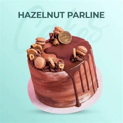 Chocolate Round Hazelnut Praline Cake Packaging Type Box Weight 1