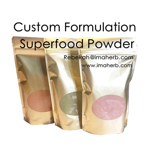 Custom Formulation Superfood Green Powder With Private Label Factory