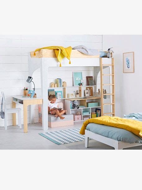 ✓ ein hochbett mit schreibtisch ist praktisch und platzsparend. Pin von Magdalena Schwinzer auf Kinderzimmer in 2021 ...