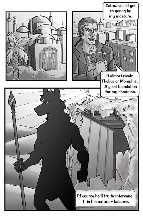 Anubis Comic Issue Page By Lady Cybercat On Deviantart