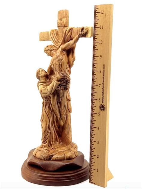 Jesus On Cross Statue Christ Crucified St Francis Assisicatholic Art