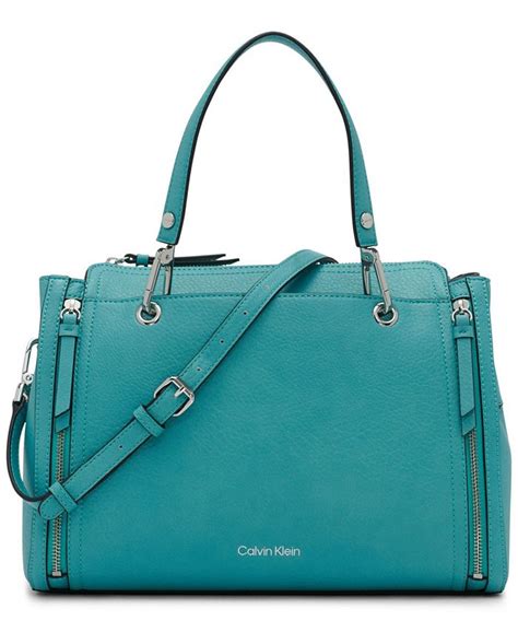 Calvin Klein Womens Reyna Satchel Bag Macys
