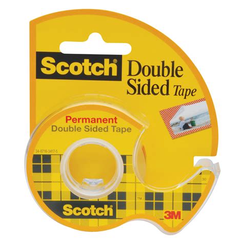 3m Scotch Double Sided Tape Dispenser Roll 12 X 450