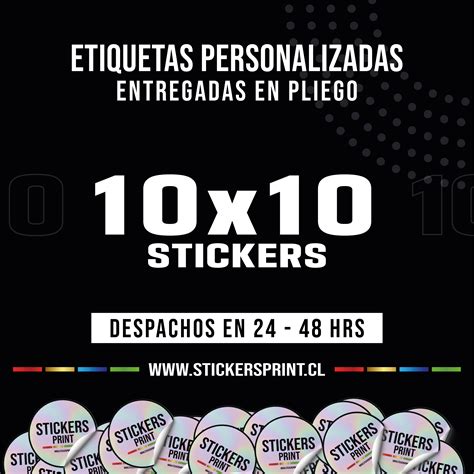 Stickers De 10x10 Centimetros Stickers Print Sticker Personalizados