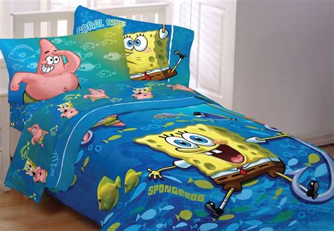 Sponge bob bed linen for girls. Spongebob Squarepants Fish Swirl Full Bedding Set - Sponge ...