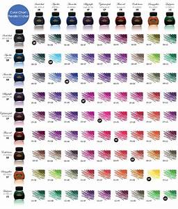 Color Chart Platinum Pen Usa