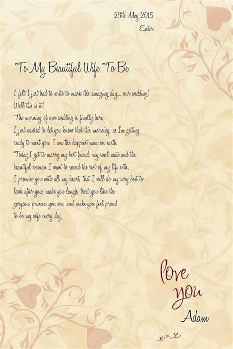 1st Anniversary Love Letter Instant Digital Download | Etsy