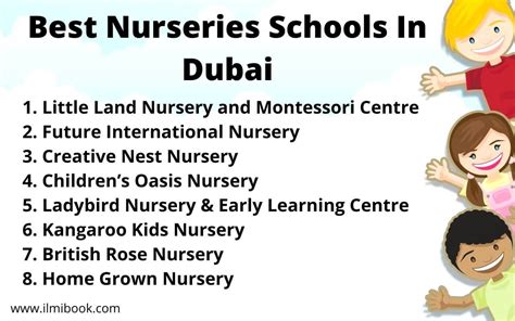 Top 8 Best Nurseries Schools In Dubai 2024 Ilmibook