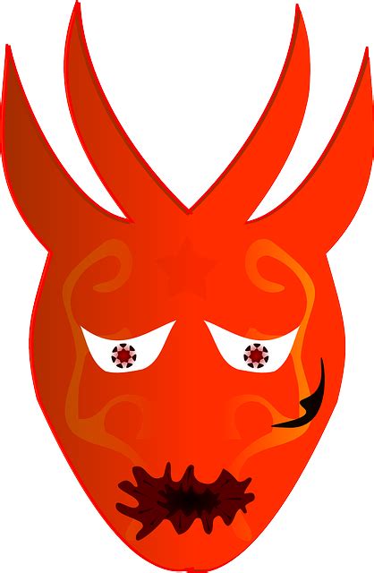 Devil Mask Monster Free Vector Graphic On Pixabay