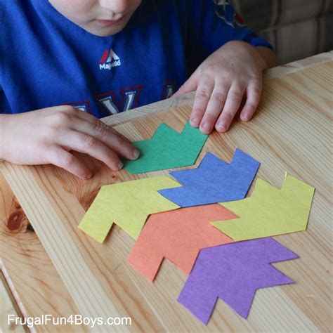 Print And Color Tessellation Puzzles For Kids Frugal Fun For Boys And