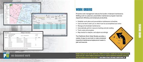 Brochure For Public Works Software Product Information
