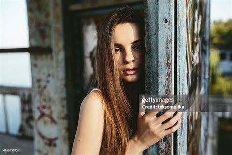 Young Beautiful Girl Posing High Res Stock Photo Getty Images