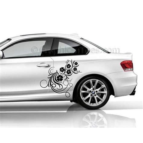 Download 14,294 car sticker free vectors. BMW 1 Series Car Sticker, Side Decal, Flower Car Sticker ...