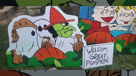 Its The Great Pumpkin Charlie Brown Lawn Art Plywood