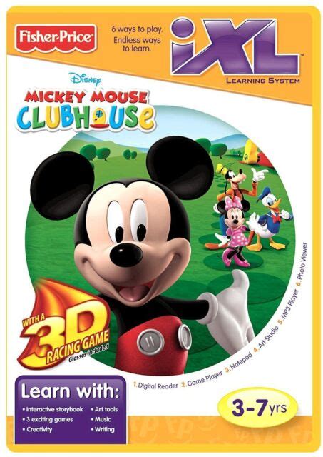 Fisher Price Ixl Mickey Mouse Clubhouse Cd Rom Usually Ships In 12