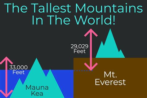 Highest Mountain In The World Including Below Sea Level