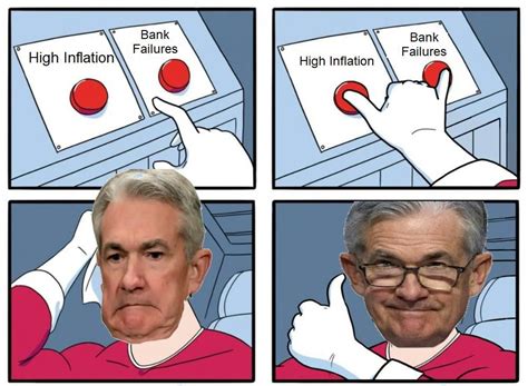 Jerome Powell Presses Both High Inflation And Bank Failures Buttons