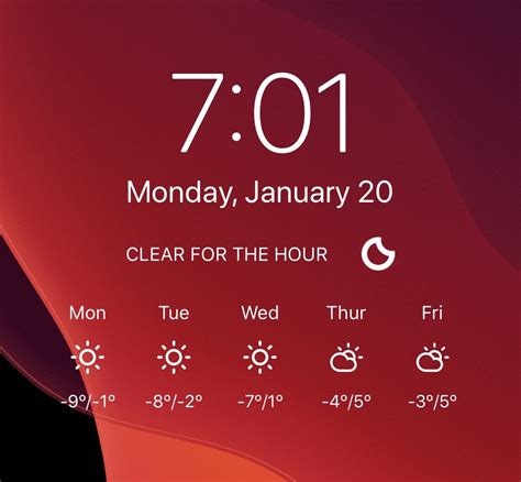 Get A Detailed Weather Display On Your Iphones Lock Screen With Mot