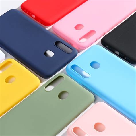 Buy For Samsung Galaxy M30 Case Cover Candy Color Soft Silicone Cover