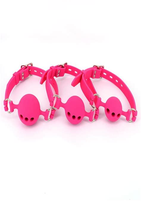 Adult Game Open Mouth Gag Silicone Ball Gag Sex Toys Bondage Restraints Ring Gag Oral Fixation