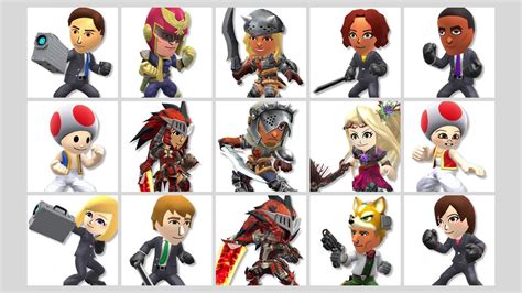 【smash Bros For Nintendo 3ds Wii U】mii Fighters Suit Up For Wave Four Youtube
