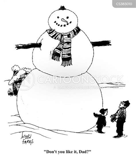 Huge Snowman Cartoons And Comics Funny Pictures From Cartoonstock