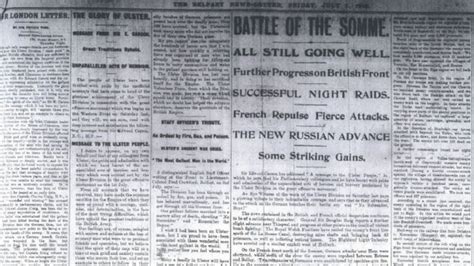 Battle Of The Somme How Newspapers Brought News Of Casualties Home
