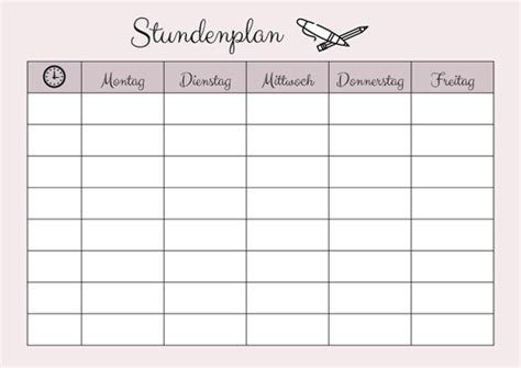 Mustertabellen hinzugefügt, so dass varianten für stichzahlen durch 4 teilbar sind, von. Stundenplan Vorlage | Stundenplan vorlage, Stundenplan ...