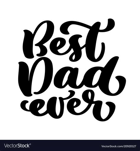 Also funny fathers day quotes and inspirational ones. Isolated happy fathers day quotes on white Vector Image