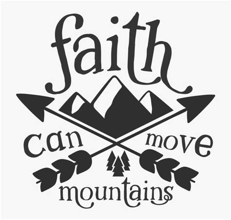 Faith Over Fear Clip Art Stock Faith Can Move Mountains Clipart Png