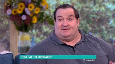 This Morning Guest Stephen Beer Told Hes Too Fat To Operate On Daily