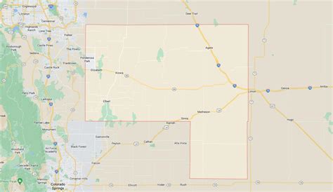 Cities and Towns in Elbert County, Colorado – Countryaah.com