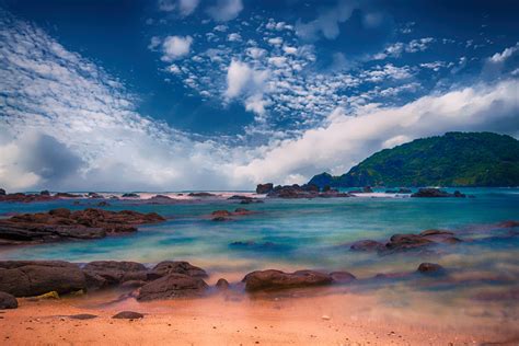 图片素材 海滩 景观 滨 性质 砂 岩 海洋 地平线 云 天空 日出 日落 阳光 早上 支撑 黎明 海岸线