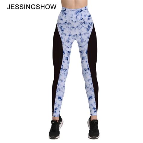 buy jessingshow women sexy yoge pants printed dry fit sporting pants elastic