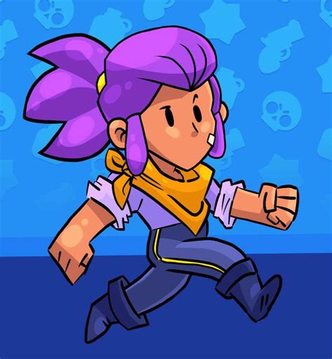 Shelly Brawl Stars By ZilverDA On DeviantArt Star Character Drawing Games Supercell Star