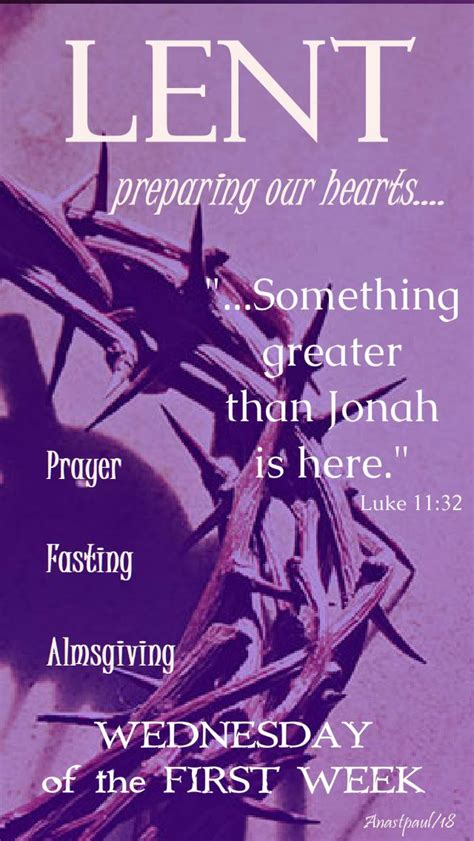 Lenten Reflection 13 March Wednesday Of The First Week Of Lent