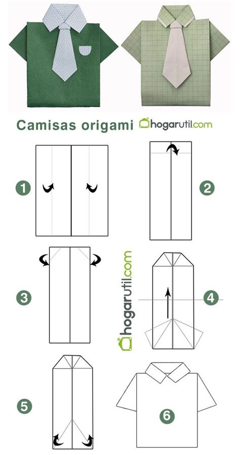 Cómo Hacer Camisas De Origami O Papiroflexia Hogarmania Camisa De