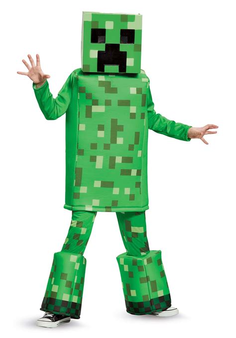 Disfraz De Minecraft Creeper Prestige Para Niño